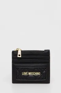 Peňaženka Love Moschino dámsky, čierna farba #8177154