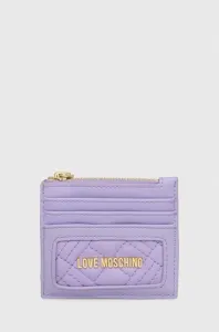 Peňaženka Love Moschino dámsky, fialová farba #8656583