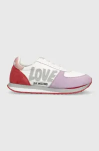 Tenisky Love Moschino ružová farba, JA15322G0GIN810A #8900640