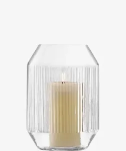 Lampáš/váza Rotunda, v. 26 cm, číra - LSA international