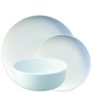 LSA Dine porcelánový jedálenský servis, set 12 ks biely