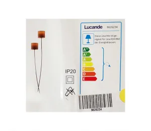 Lucande Lucande - Stojacia lampa JULJANA 2xE14/40W/230V