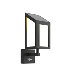 Lucande Timeo LED solárna vonkajšia nástenná lampa