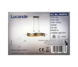 Lucande Lucande - LED Stmievateľný luster na lanku MARIJA LED/24W/230V