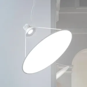 Luceplan Amisol LED závesné svetlo Ø 75cm opál biely