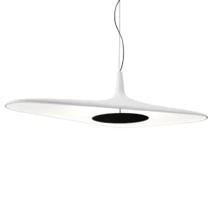 Luceplan Soleil Noir závesné LED svietidlo, biele