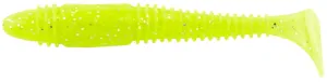 Lucky john gumová nástraha pre tioga fat lime chartreuse-11,4 cm 4 ks