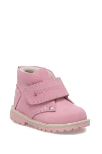 Lumberjack Rock Leather Pink Kids Boots