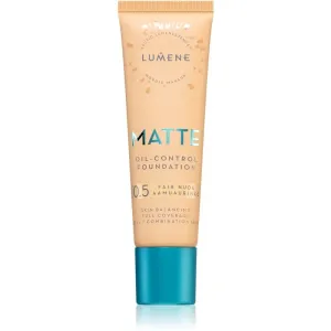 Lumene Matte Oil-Control zmatňujúci make-up SPF 20 odtieň 0,5 Fair Nude / Light 30 ml