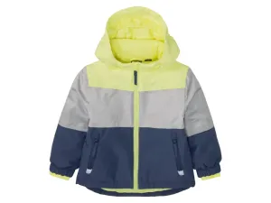lupilu® Chlapčenská lyžiarska bunda (86/92, námornícka modrá/sivá/limetková)