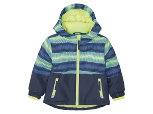 lupilu® Chlapčenská lyžiarska bunda (98/104, tmavomodrá/modrá/limetková)
