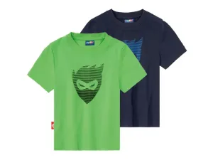 lupilu® Chlapčenské funkčné tričko, 2 kusy  (122/128, námornícka modrá/zelená)