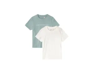 lupilu® Chlapčenské tričko, 2 kusy (110/116, mentolová/biela)