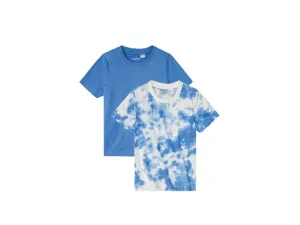 lupilu® Chlapčenské tričko, 2 kusy (98/104, modrá/biela)