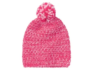 lupilu® Detská pletená čiapka (116/128, ružová/bledoružová)