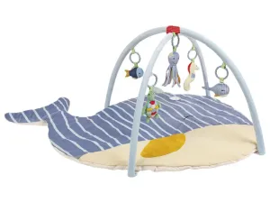 lupilu® Detská hracia deka s hrazdičkou (veľryba)
