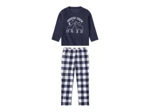 lupilu® Chlapčenské flaušové pyžamo (98/104, námornícka modrá)