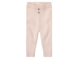 lupilu® Dievčenské pletené nohavice pre bábätká BIO (50/56, rosé)