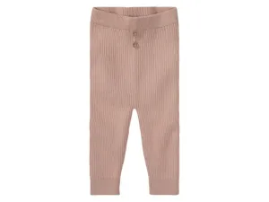 lupilu® Dievčenské pletené nohavice pre bábätká BIO (62/68, rosé)