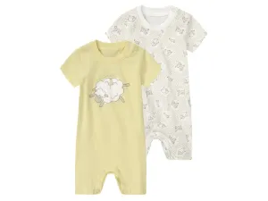 lupilu® Detské pyžamo, 2 kusy (56, béžová/žltá)