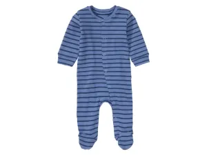 lupilu® Chlapčenský overal na spanie pre bábätká  (80, modrá)