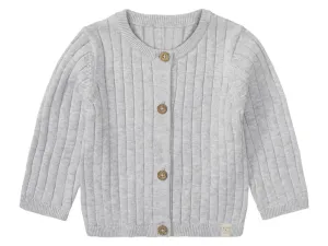lupilu® Dievčenský sveter pre bábätká BIO (62/68, sivá)