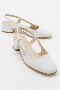 LuviShoes 66 White Skin Women's Sandals #9049310