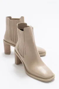 LuviShoes Just Women's Beige Skin Boots