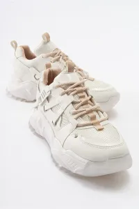 LuviShoes LEONA Women's White Sports Sneakers
