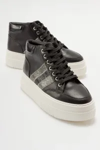LuviShoes LESSINO Black Women's Sports Shoes #9114695