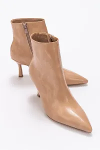 LuviShoes Raison Women's Beige Patterned Boots
