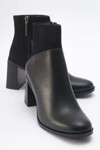 LuviShoes ROPA Black Women's Heeled Boots