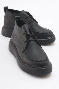 LuviShoes VALVE Black Skin Women's Boots