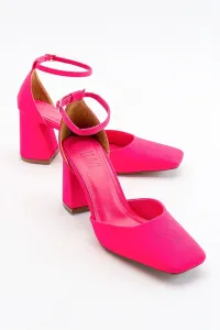 LuviShoes Bovl Fuchsia Women's Heeled Shoes #9054329