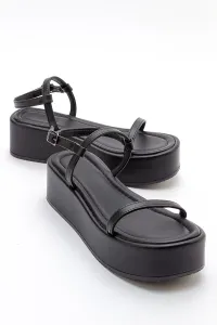 LuviShoes LINA Black Women's Sandals