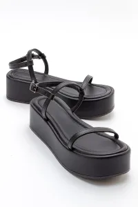 LuviShoes LINA Women's Black Sandals