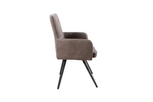 LuxD 25901 Dizajnová stolička Malik vintage taupe