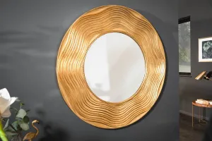 LuxD Dizajnové nástenné zrkadlo Dalton  zlaté  x  25155