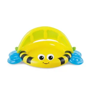 MAC TOYS - Detský bazénik so strieškou, žltý