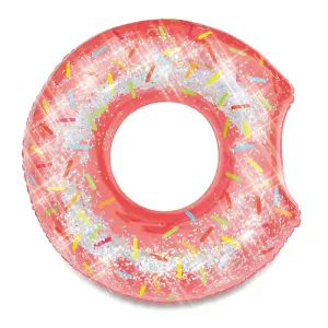 MAC TOYS - Nafukovací kruh donut s trblietkami