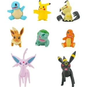 Orbico Pokémon akčné figúrky 8-Pack 5 - 8 cm (Pikachu, Eevee, Appletun a další)