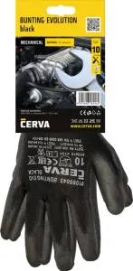 BUNTING EVO BLACK rukavice blister - 11
