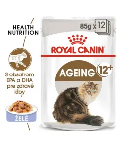 ROYAL CANIN Ageing +12 Jelly 12x85g kapsička pre staré mačky v želé #4283819