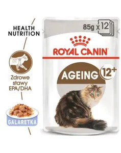 ROYAL CANIN Ageing +12 Jelly 12x85g kapsička pre staré mačky v želé #5464931