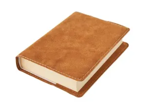 Obal na knihu Klasik XL 25,5 x 39,8 cm medový semiš