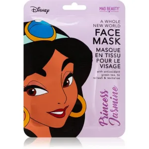 Mad Beauty Disney Princess Jasmine revitalizačná plátenná maska s výťažkom zeleného čaju 25 ml #881508