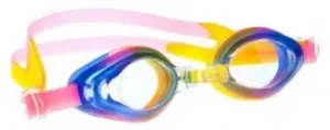 Detské plavecké okuliare mad wave aqua goggles junior modro/ružová