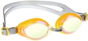Detské plavecké okuliare mad wave aqua rainbow goggles junior žltá