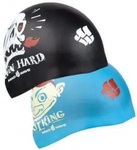 Detská plavecká čiapka mad wave pool king reversible swim cap