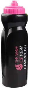 Láhev na pití mad wave water bottle čierna/ružová